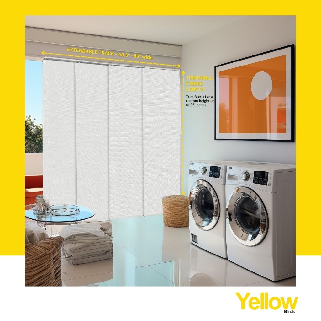 Panel Track Blinds - 1% Solar, Avalon Collection