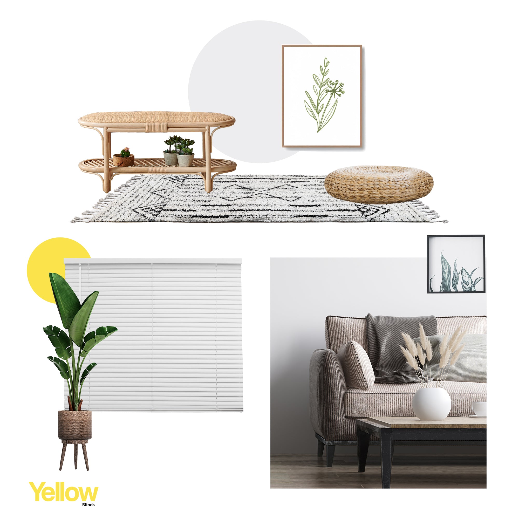 Mini Blinds – Blackout, 1" Slats, Misty White, 84" Height