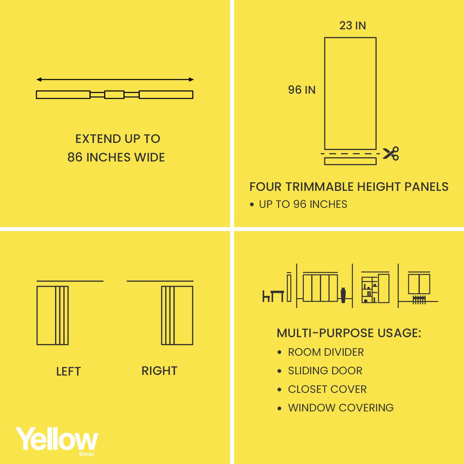 Panel Track Blinds - 1% Solar, Avalon Collection