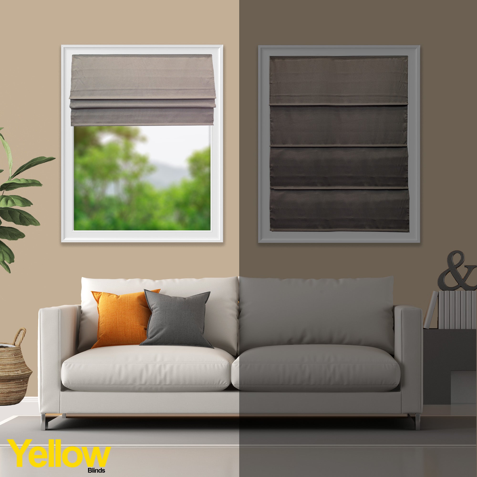 Roman Shades – Light Filtering, Lakehouse Collection