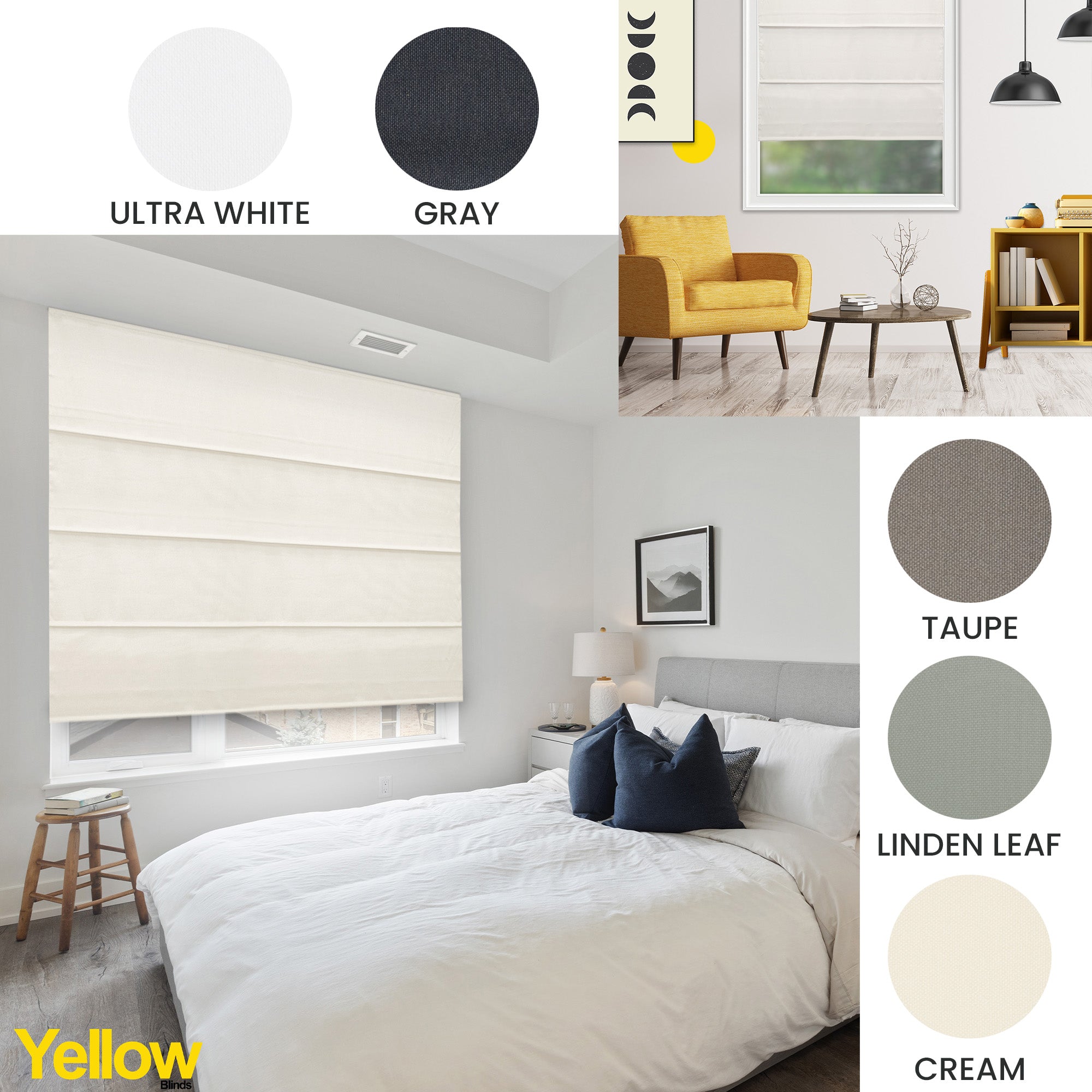 Roman Shades – Light Filtering, Lakehouse Collection