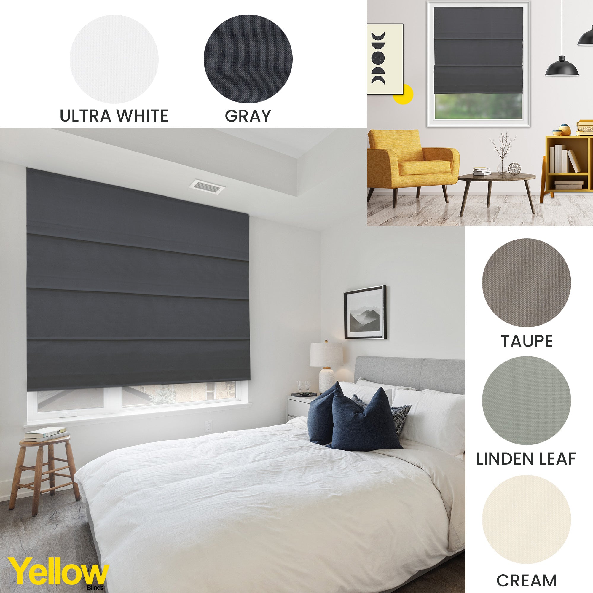 Roman Shades – Light Filtering, Lakehouse Collection