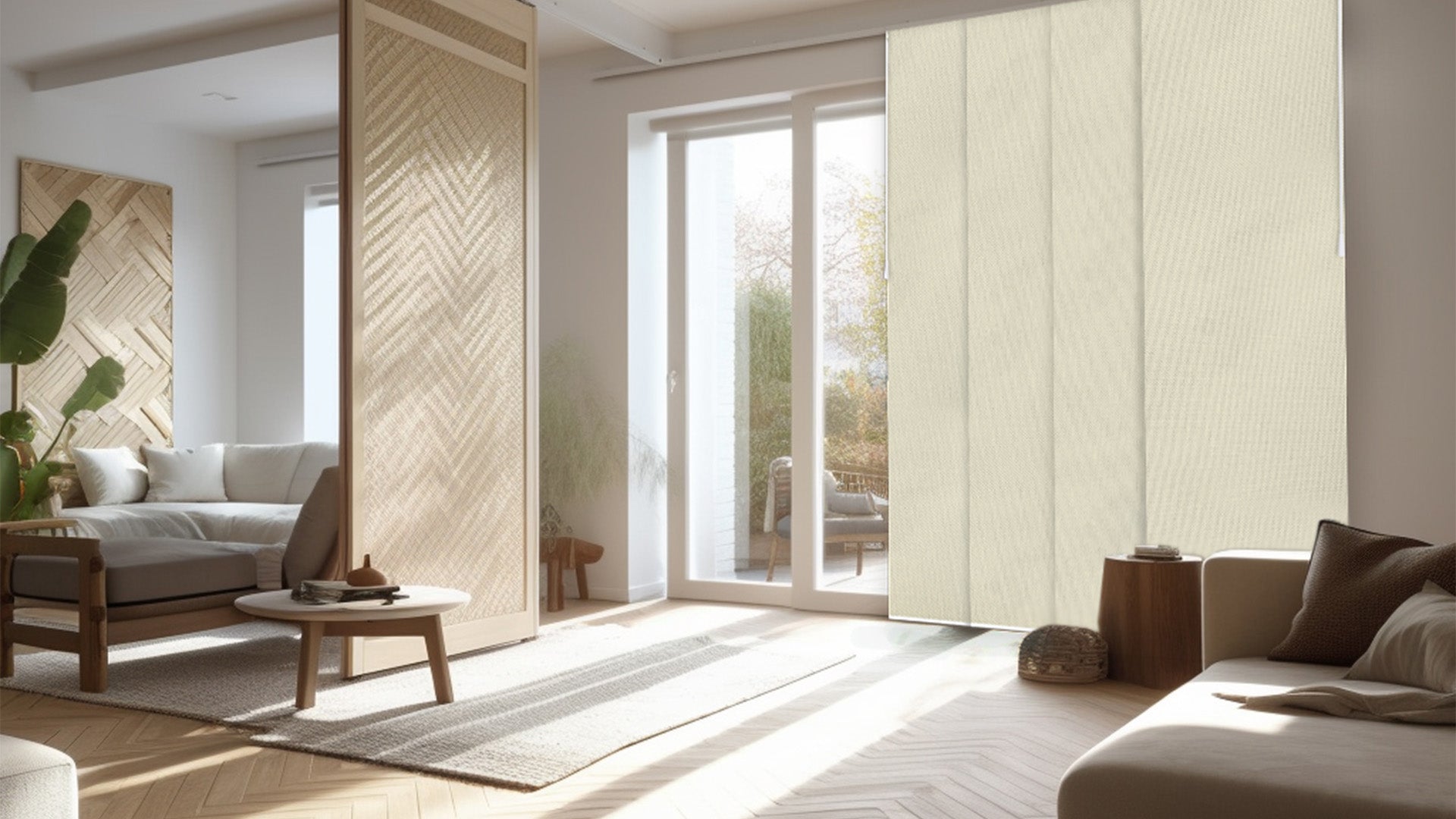 Panel Track Blinds – Yellow Blinds Co.